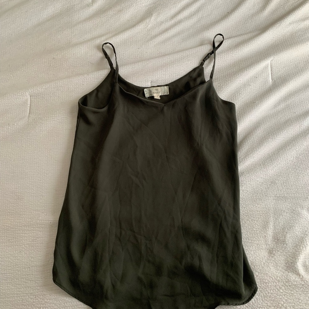 Dark Green Women's Camisole Top